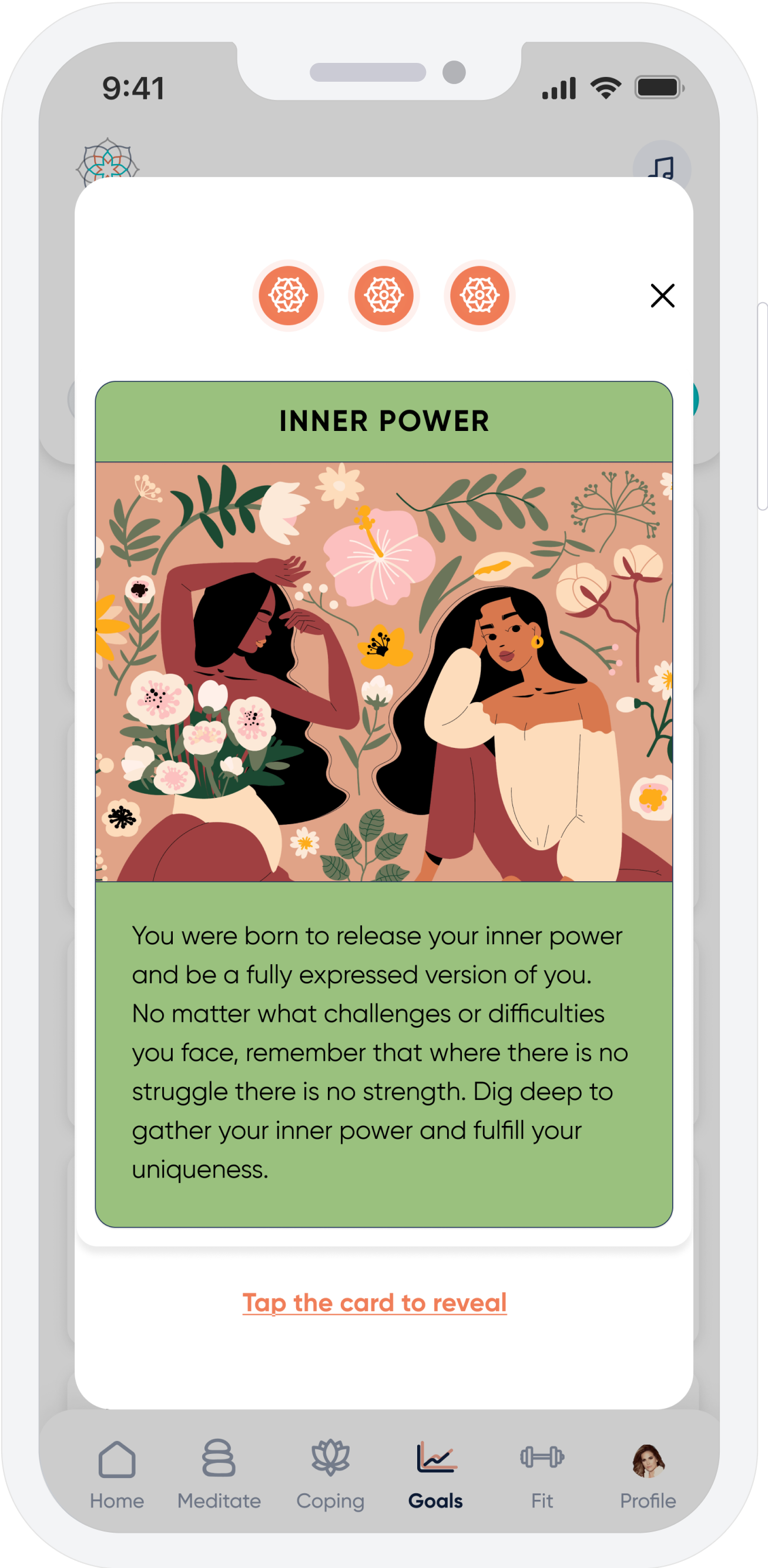 Set Goals & Track Progress progress insights